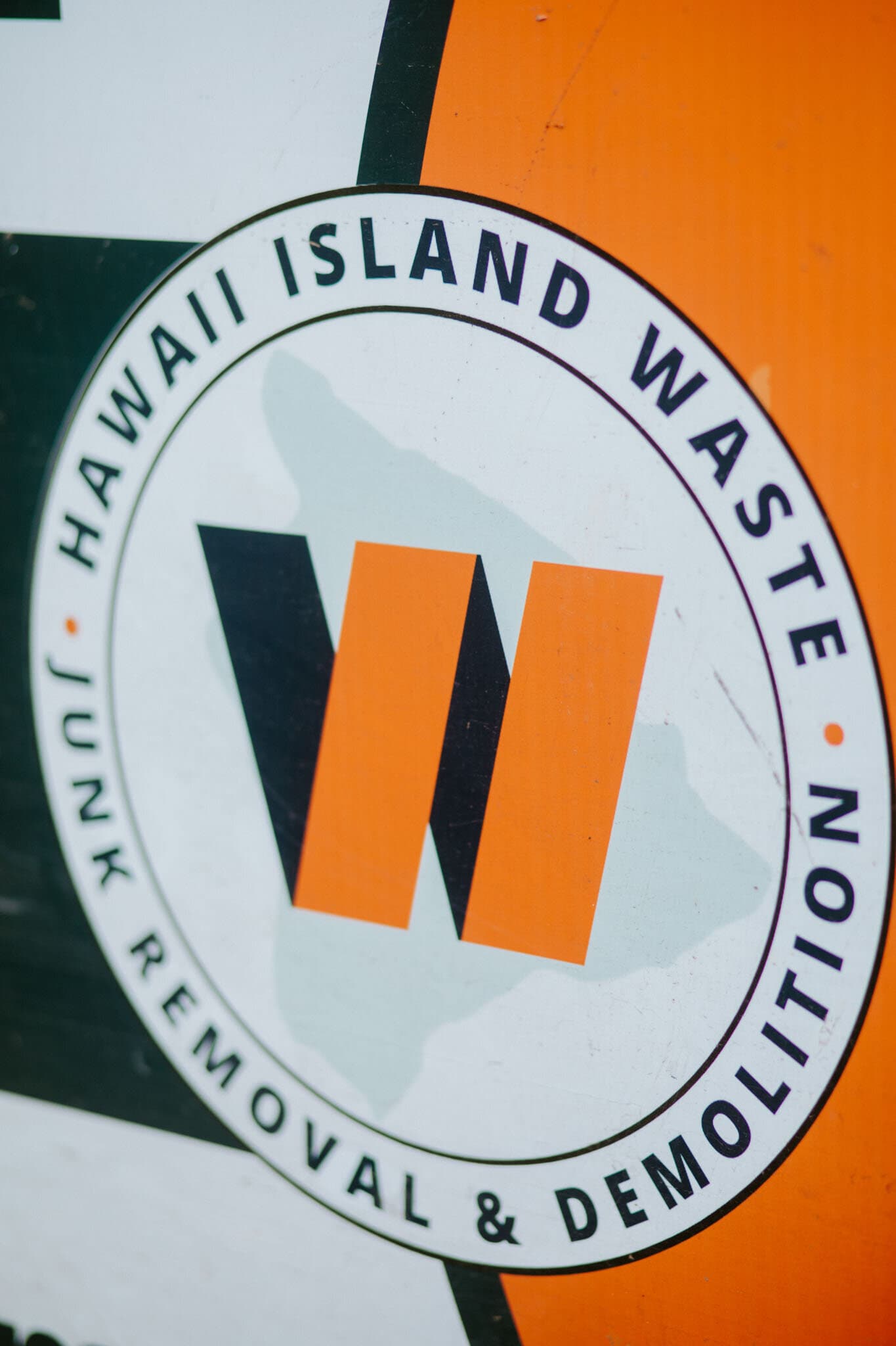 Hawaii Island Waste cleanout in progress